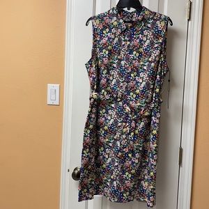 New Tommy Hilfiger floral shirt dress